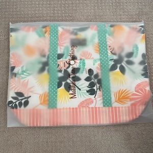 New in bag Matilda Jane palm tote.